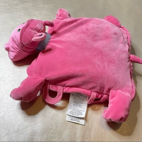 Zoobie Pets Hada the Hippo plush, pillow and blanket - Picture 3 of 10